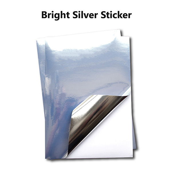 Silver Paper Sticker